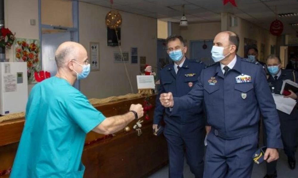 Α/ΓΕΑ: Επίσκεψη του Αντιπτέραρχου Μπλιούμη στο 251 Γενικό Νοσοκομείο Αεροπορίας